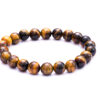 Tiger's Eye Chakra Bracelet | 7.5-inch Stretchable Gemstone Bracelet for Meditation and Spiritual Growth - Image 2