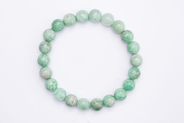 Handmade Turquoise Beaded Bracelet | Unisex Adjustable Gemstone Jewelry | Calming and Balancing Energy Stone - Image 5