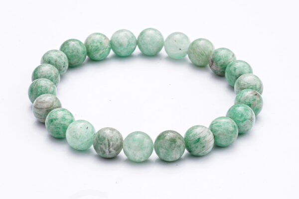Handmade Turquoise Beaded Bracelet | Unisex Adjustable Gemstone Jewelry | Calming and Balancing Energy Stone - Image 6
